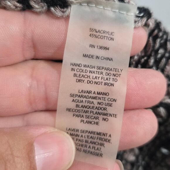 Sioni Studio Open Cardigan Neutral Colors Longer In Back Sz Small - Picture 9 of 11